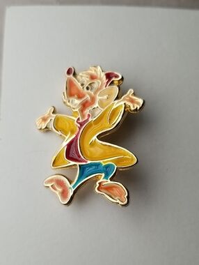 Vintage Disney Cinderella Jaq Enamel Pin